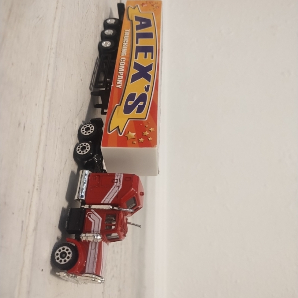 Vintage Zee Toys K3 Red Semi Cab Truck Hauler  Hong Kong